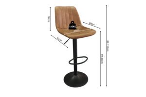 Tabouret de bar 'Barcelona' Cognac