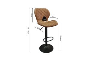 Tabouret de bar 'Malaga' Cognac