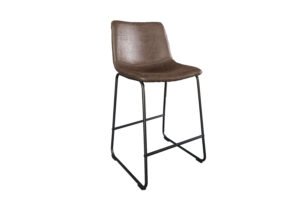 Chaise de comptoir 'Mancia' Brun foncé