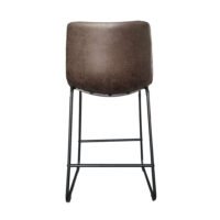 Chaise de comptoir 'Mancia' Brun foncé