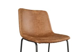 Chaise de comptoir 'Mancia' Cognac