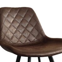 Chaise de comptoir 'Alicante' Brun foncé
