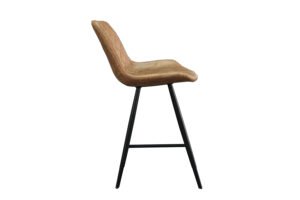 Chaise de comptoir 'Alicante' Cognac