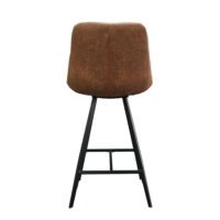 Chaise de comptoir 'Alicante' Cognac
