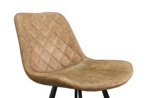 Chaise de comptoir 'Alicante' Cognac