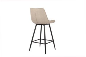 Chaise de comptoir 'Ariba' Beige/Gris clair