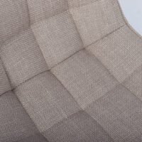 Chaise de comptoir 'Ariba' Beige/Gris clair