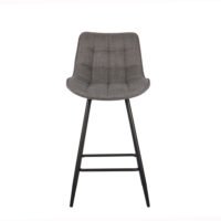 Chaise de comptoir 'Ariba' Gris