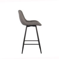 Chaise de comptoir 'Ariba' Gris
