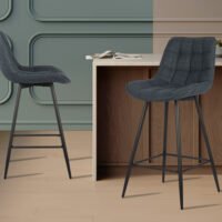 Chaise de comptoir 'Ariba' Bleu foncé