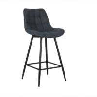 Chaise de comptoir 'Ariba' Bleu foncé