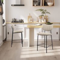 Chaise de comptoir 'Antura' Brun