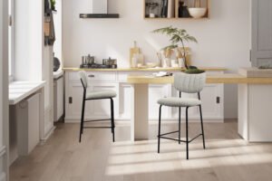 Chaise de comptoir 'Antura' Gris clair