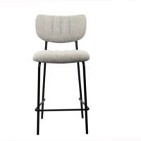 Chaise de comptoir 'Antura' Gris clair