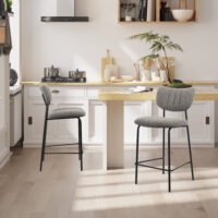 Chaise de comptoir 'Antura' Gris foncé