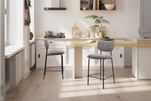 Chaise de comptoir 'Antura' Gris foncé