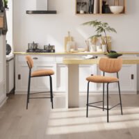 Chaise de comptoir 'Antura' Orange