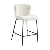 Chaise de comptoir 'Lisa' Ecru