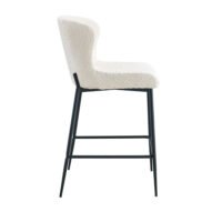 Chaise de comptoir 'Lisa' Ecru