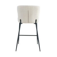 Chaise de comptoir 'Lisa' Ecru