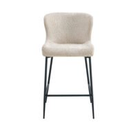Chaise de comptoir 'Lisa' Beige
