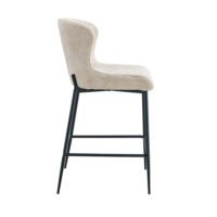 Chaise de comptoir 'Lisa' Beige