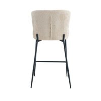Chaise de comptoir 'Lisa' Beige