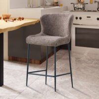 Chaise de comptoir 'Lisa' Sable