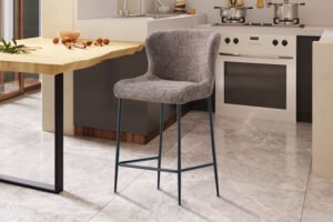 Chaise de comptoir 'Lisa' Sable