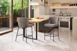 Chaise de comptoir 'Lisa' Sable