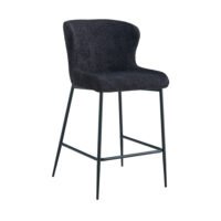 Chaise de comptoir 'Lisa' Gris foncé