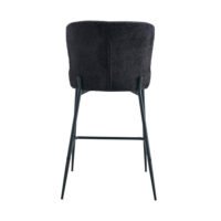 Chaise de comptoir 'Lisa' Gris foncé