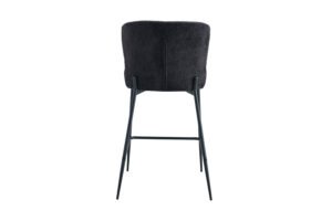 Chaise de comptoir 'Lisa' Gris foncé