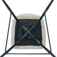 Chaise de comptoir 'Lara' Ecru