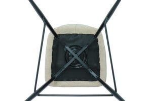 Chaise de comptoir 'Lara' Ecru