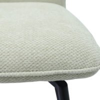 Chaise de comptoir 'Lara' Ecru