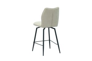 Chaise de comptoir 'Lara' Ecru