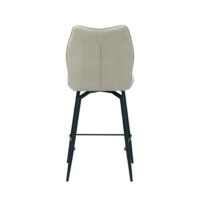 Chaise de comptoir 'Lara' Ecru