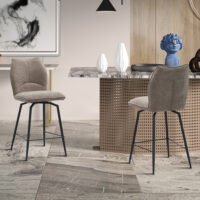 Chaise de comptoir 'Lara' Sable