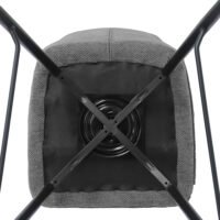 Chaise de comptoir 'Lara' Gris