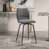 Chaise de comptoir 'Lara' Gris