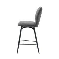 Chaise de comptoir 'Lara' Gris