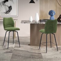 Chaise de comptoir 'Lara' Vert