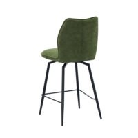 Chaise de comptoir 'Lara' Vert