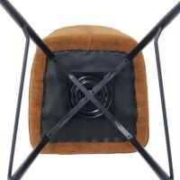 Chaise de comptoir 'Lara' Rouille