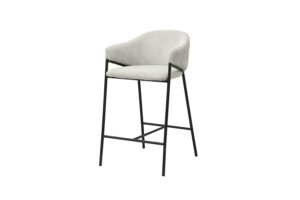 Chaise de comptoir 'Hugo' Gris clair