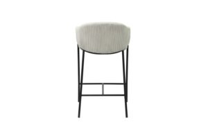 Chaise de comptoir 'Hugo' Gris clair