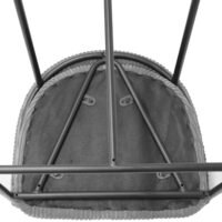 Chaise de comptoir 'Hugo' Gris foncé