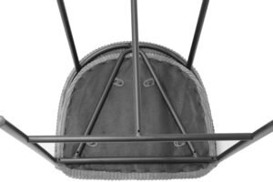 Chaise de comptoir 'Hugo' Gris foncé