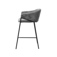 Chaise de comptoir 'Hugo' Gris foncé